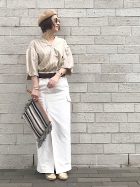 mayu.tさん(レディース・155cm)の夏コーディネート