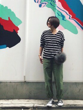 「clasky（クラスキー）のアイテム」を使った、mayu.tさん（レディース・155cm）の秋コーディネート