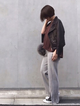 「clasky（クラスキー）のアイテム」を使った、mayu.tさん（レディース・155cm）の秋コーディネート
