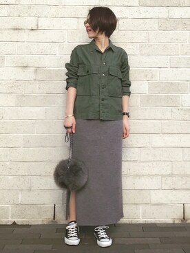 「clasky（クラスキー）のアイテム」を使った、mayu.tさん（レディース・155cm）の秋コーディネート