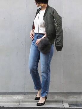 「clasky（クラスキー）のアイテム」を使った、mayu.tさん（レディース・155cm）の秋コーディネート
