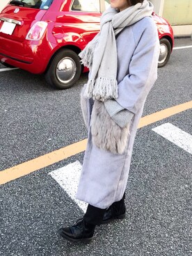 mayu.tさん(レディース・155cm)の冬コーディネート