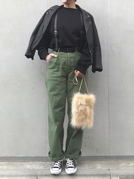 mayu.tさん(レディース・155cm)の冬コーディネート