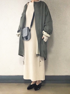 mayu.tさん（レディース・155cm）の冬コーディネート