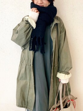 mayu.tさん（レディース・155cm）の冬コーディネート