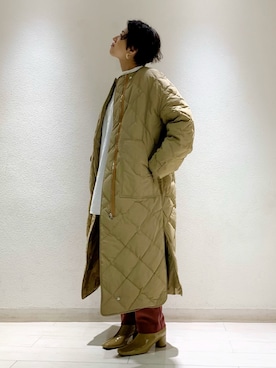 「キルティングコート」｜mayu.tさん（レディース・155cm）の秋コーディネート