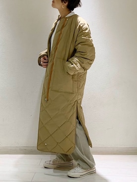 「キルティングコート」｜mayu.tさん（レディース・155cm）の秋コーディネート