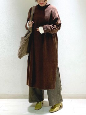 mayu.tさん（レディース・155cm）の冬コーディネート