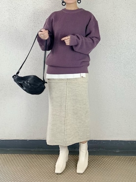 mayu.tさん（レディース・155cm）の冬コーディネート