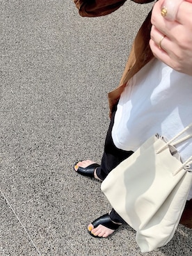 「フットネイル」｜mayu.tさん（レディース・155cm）の夏コーディネート