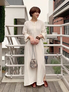 todayful  Embroidery Dress ワンピース
