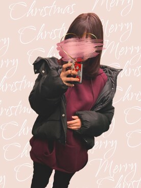 「GRL（グレイル）のストレッチスキニーパンツ（その他パンツ）」を使った、ちびっこ 。さん（レディース・150cm）の冬コーディネート