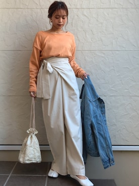 megumiさん（レディース・152cm）の春コーディネート