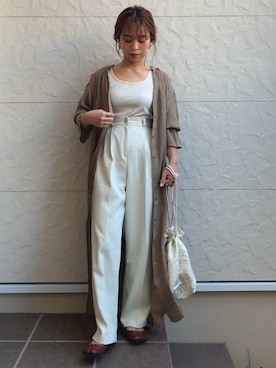 「fifth（フィフス）のアイテム」を使った、megumiさん（レディース・152cm）の春コーディネート