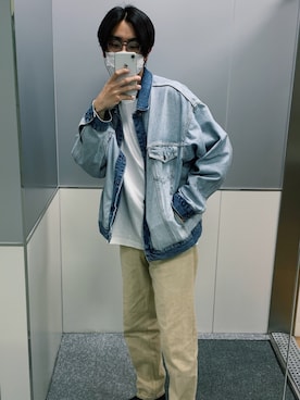 「levismadeandcrafted」｜ササキさん（メンズ・179cm）の夏コーディネート
