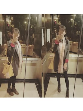 「SAMANTHAVEGA（サマンサベガ）のアイテム（財布/小物）」を使った、Jessie Huangさん（レディース・165cm）の冬コーディネート