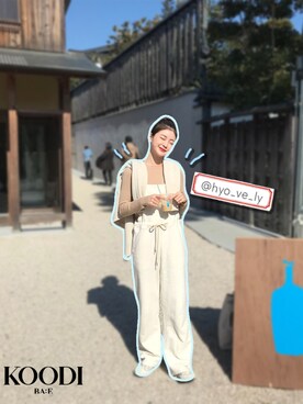 「KOODI（コーデ）のアイテム」を使った、KOODIさん（レディース・164cm）の春コーディネート