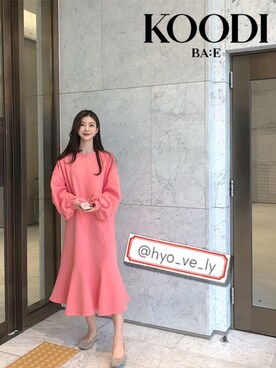 「KOODI（コーデ）のアイテム」を使った、KOODIさん（レディース・164cm）の春コーディネート