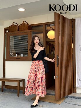 「KOODI（コーデ）のアイテム」を使った、KOODIさん（レディース・164cm）の春コーディネート