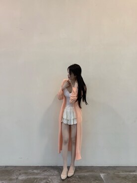 「オルチャンファッション」｜「アイテム（ワンピース/ドレス）」を使った、KOODIさん（レディース・168cm）の春コーディネート