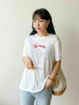 「KOODI（コーデ）のアイテム」を使った、KOODIさん（レディース・164cm）の夏コーディネート