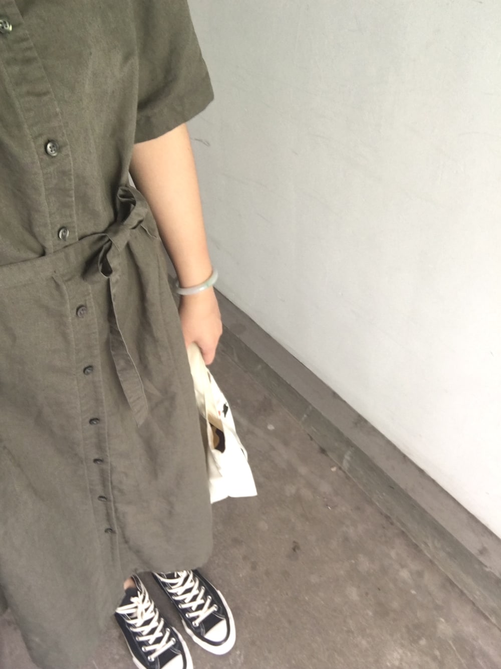 UNIQLO（ユニクロ）の「リネンコットンシャツワンピース（半袖