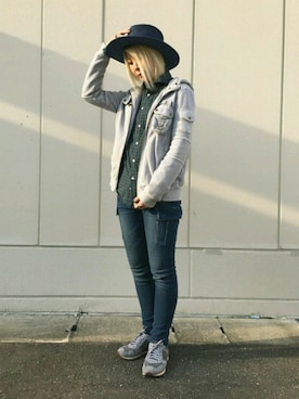 Rさん（レディース・160cm）の春コーディネート