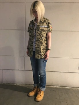 Rさん（レディース・160cm）の春コーディネート