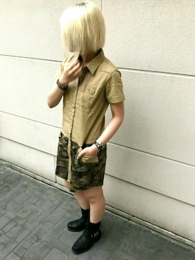 Rさん(レディース・160cm)の春コーディネート