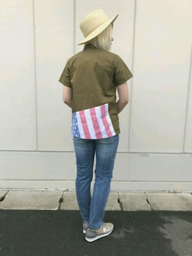 Rさん（レディース・160cm）の夏コーディネート