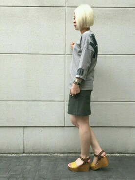 Rさん(レディース・160cm)の夏コーディネート