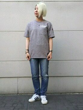 Rさん（レディース・160cm）の夏コーディネート