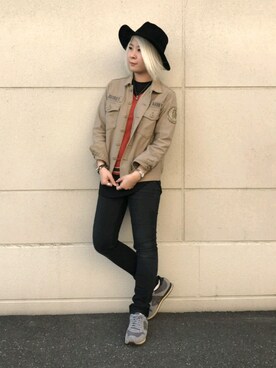 Rさん（レディース・160cm）の秋コーディネート