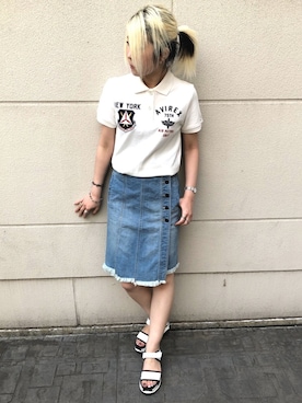 Rさん（レディース・161cm）の夏コーディネート