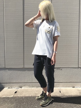 Rさん（レディース・161cm）の夏コーディネート