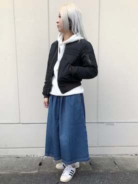 Rさん（レディース・161cm）の秋コーディネート