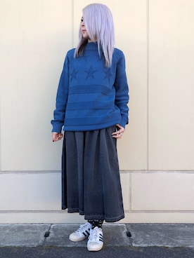 Rさん（レディース・161cm）の冬コーディネート