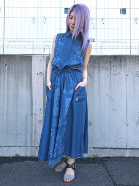 Rさん（レディース・161cm）の春コーディネート