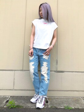 Rさん（レディース・161cm）の春コーディネート