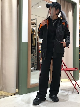 Rさん（レディース・161cm）の秋コーディネート