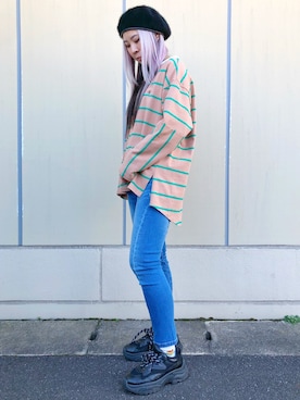 Rさん（レディース・161cm）の冬コーディネート