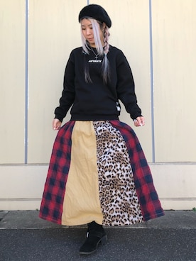 Rさん(レディース・161cm)の冬コーディネート