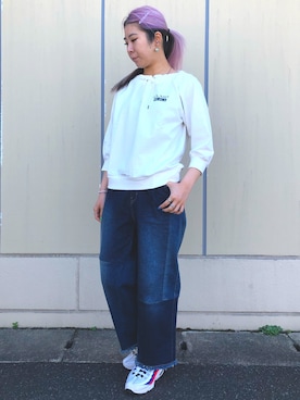 Rさん（レディース・161cm）の春コーディネート