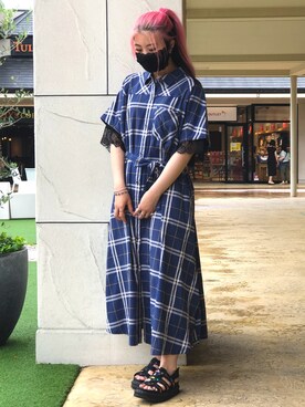 Rさん(レディース・161cm)の夏コーディネート