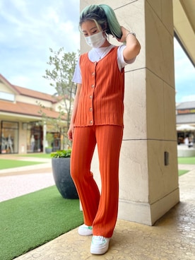 Rさん（レディース・161cm）の夏コーディネート