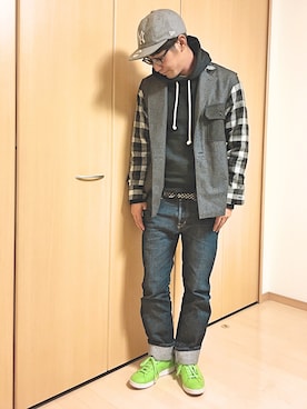 HirôtaKa_sTさん（メンズ・171cm）の冬コーディネート