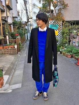 「アイテム（トレンチコート）」を使った、HirôtaKa_sTさん（メンズ・172cm・20代）の夏コーディネート
