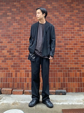 「Y's（ワイズ）のアイテム（ジャケット/アウター）」を使った、かぎょうさん（メンズ・173cm）の夏コーディネート