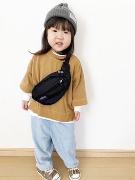 Rikaさん(キッズ・90cm)の冬コーディネート