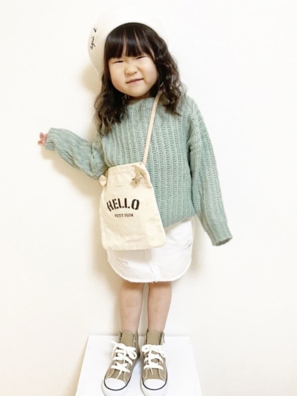 GAP（ギャップ）の「ダメージ ホワイトデニムスカート (キッズ